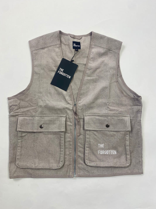 Cord Utility Vest (Grey)